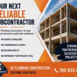 Building Better Projects with a Reliable Plumbing Subcontractor